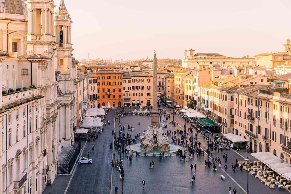 Piazza Navona, Roma, Italia.